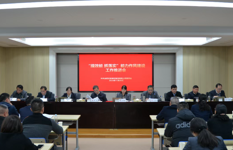 凝心聚力提效能 實(shí)干擔(dān)當(dāng)抓落實(shí)——集團(tuán)黨委召開(kāi)“提效能抓落實(shí)”能力作風(fēng)建設(shè)工作推進(jìn)會(huì)